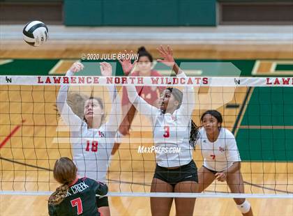 Thumbnail 2 in Lawrence North vs Rock Creek Academy (LN Wildcat Invitational) photogallery.