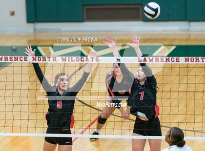 Thumbnail 1 in Lawrence North vs Rock Creek Academy (LN Wildcat Invitational) photogallery.