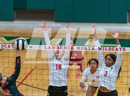 Thumbnail 3 in Lawrence North vs Rock Creek Academy (LN Wildcat Invitational) photogallery.