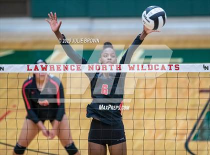 Thumbnail 3 in Lawrence North vs Rock Creek Academy (LN Wildcat Invitational) photogallery.
