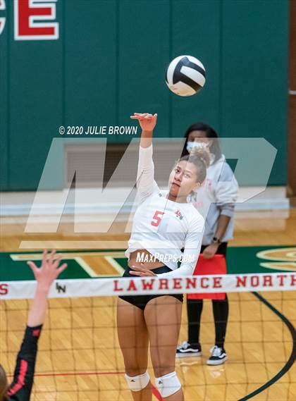 Thumbnail 3 in Lawrence North vs Rock Creek Academy (LN Wildcat Invitational) photogallery.