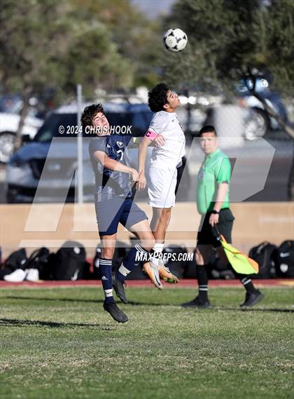 Thumbnail 1 in Ironwood Ridge vs Walden Grove (Brandon Bean Soccer Tournament) photogallery.
