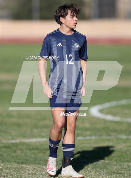 Thumbnail 2 in Ironwood Ridge vs Walden Grove (Brandon Bean Soccer Tournament) photogallery.
