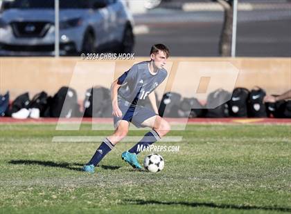 Thumbnail 2 in Ironwood Ridge vs Walden Grove (Brandon Bean Soccer Tournament) photogallery.