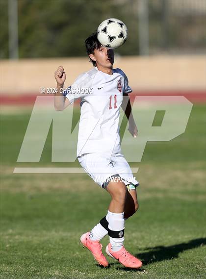 Thumbnail 2 in Ironwood Ridge vs Walden Grove (Brandon Bean Soccer Tournament) photogallery.