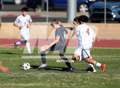 Thumbnail 3 in Ironwood Ridge vs Walden Grove (Brandon Bean Soccer Tournament) photogallery.