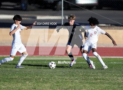 Thumbnail 3 in Ironwood Ridge vs Walden Grove (Brandon Bean Soccer Tournament) photogallery.