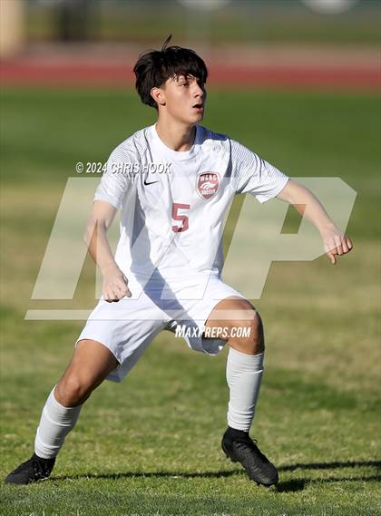 Thumbnail 2 in Ironwood Ridge vs Walden Grove (Brandon Bean Soccer Tournament) photogallery.