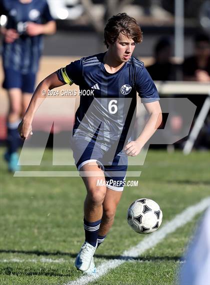 Thumbnail 3 in Ironwood Ridge vs Walden Grove (Brandon Bean Soccer Tournament) photogallery.