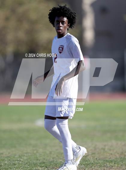 Thumbnail 2 in Ironwood Ridge vs Walden Grove (Brandon Bean Soccer Tournament) photogallery.