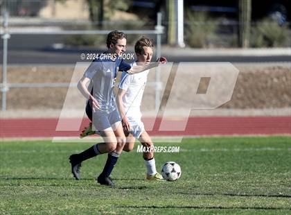 Thumbnail 2 in Ironwood Ridge vs Walden Grove (Brandon Bean Soccer Tournament) photogallery.