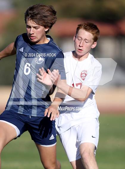 Thumbnail 1 in Ironwood Ridge vs Walden Grove (Brandon Bean Soccer Tournament) photogallery.