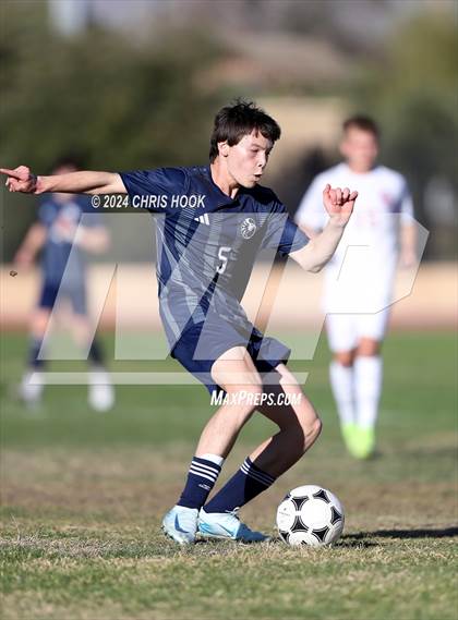 Thumbnail 1 in Ironwood Ridge vs Walden Grove (Brandon Bean Soccer Tournament) photogallery.