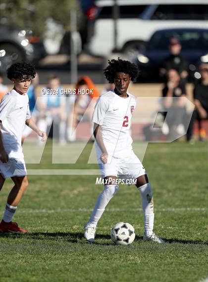 Thumbnail 1 in Ironwood Ridge vs Walden Grove (Brandon Bean Soccer Tournament) photogallery.