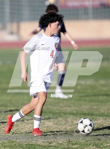 Thumbnail 1 in Ironwood Ridge vs Walden Grove (Brandon Bean Soccer Tournament) photogallery.