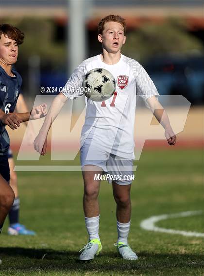 Thumbnail 1 in Ironwood Ridge vs Walden Grove (Brandon Bean Soccer Tournament) photogallery.