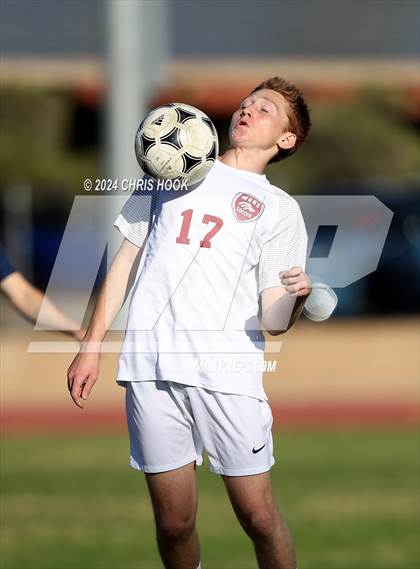 Thumbnail 2 in Ironwood Ridge vs Walden Grove (Brandon Bean Soccer Tournament) photogallery.