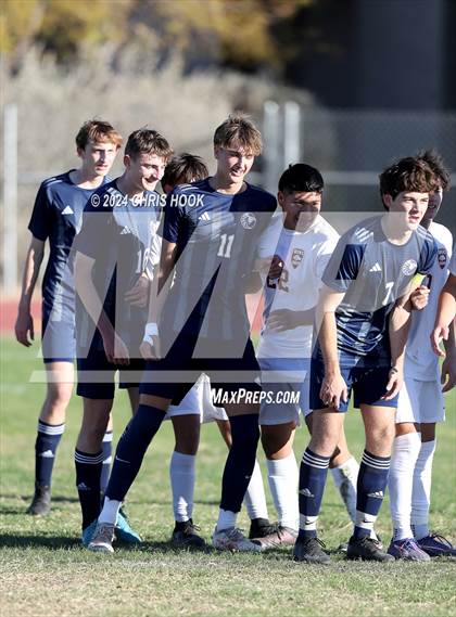 Thumbnail 2 in Ironwood Ridge vs Walden Grove (Brandon Bean Soccer Tournament) photogallery.