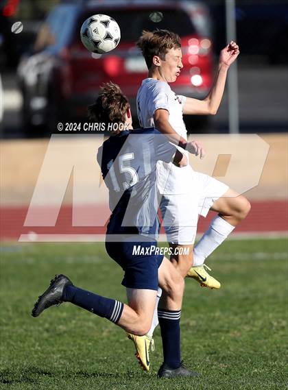 Thumbnail 1 in Ironwood Ridge vs Walden Grove (Brandon Bean Soccer Tournament) photogallery.