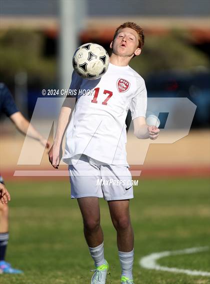 Thumbnail 3 in Ironwood Ridge vs Walden Grove (Brandon Bean Soccer Tournament) photogallery.