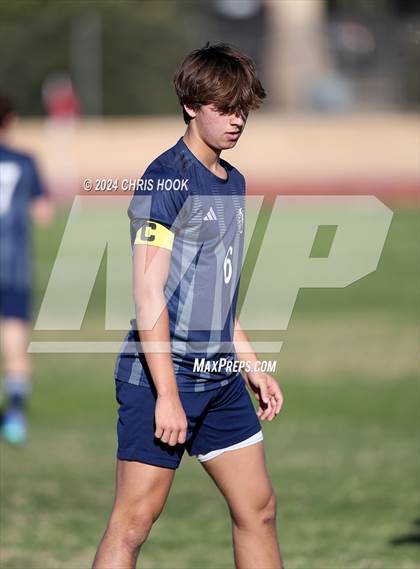 Thumbnail 1 in Ironwood Ridge vs Walden Grove (Brandon Bean Soccer Tournament) photogallery.