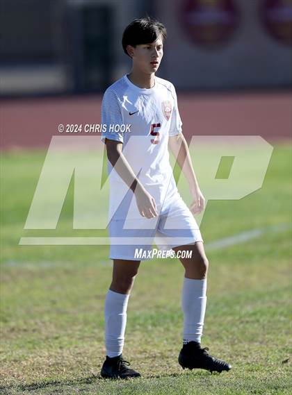 Thumbnail 3 in Ironwood Ridge vs Walden Grove (Brandon Bean Soccer Tournament) photogallery.