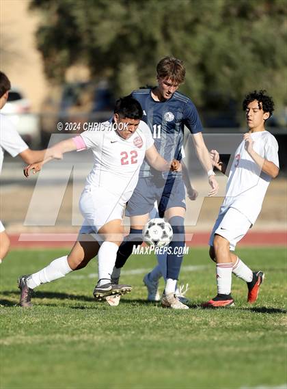 Thumbnail 1 in Ironwood Ridge vs Walden Grove (Brandon Bean Soccer Tournament) photogallery.