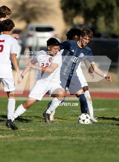 Thumbnail 3 in Ironwood Ridge vs Walden Grove (Brandon Bean Soccer Tournament) photogallery.