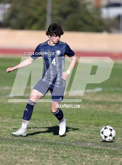 Thumbnail 2 in Ironwood Ridge vs Walden Grove (Brandon Bean Soccer Tournament) photogallery.
