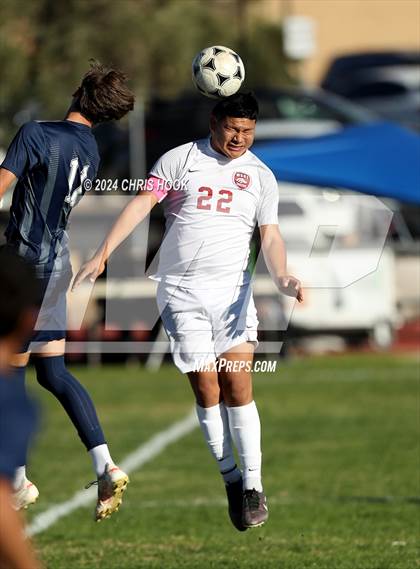 Thumbnail 1 in Ironwood Ridge vs Walden Grove (Brandon Bean Soccer Tournament) photogallery.