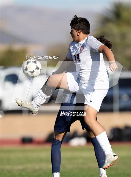 Thumbnail 3 in Ironwood Ridge vs Walden Grove (Brandon Bean Soccer Tournament) photogallery.