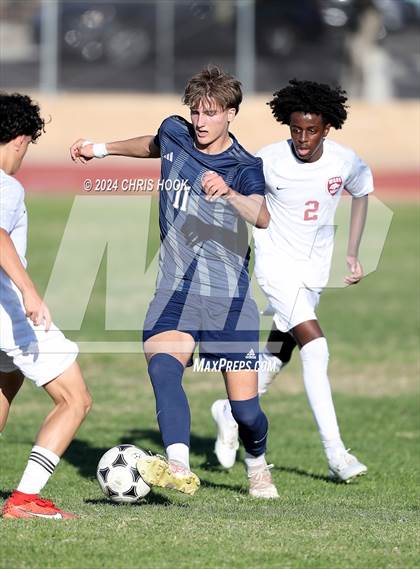 Thumbnail 3 in Ironwood Ridge vs Walden Grove (Brandon Bean Soccer Tournament) photogallery.
