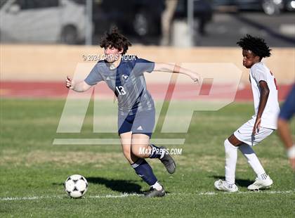 Thumbnail 1 in Ironwood Ridge vs Walden Grove (Brandon Bean Soccer Tournament) photogallery.