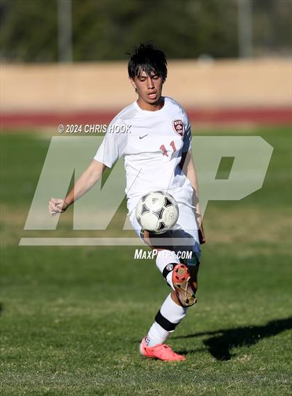 Thumbnail 3 in Ironwood Ridge vs Walden Grove (Brandon Bean Soccer Tournament) photogallery.