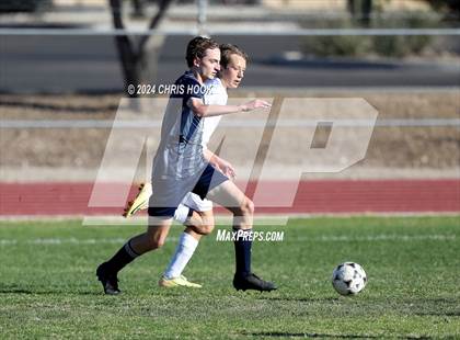 Thumbnail 1 in Ironwood Ridge vs Walden Grove (Brandon Bean Soccer Tournament) photogallery.