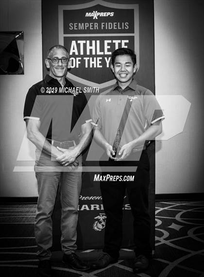 Thumbnail 2 in Marines H.S. Male Athlete of the Year - Andy Lan photogallery.