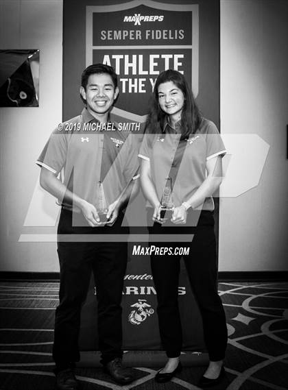 Thumbnail 1 in Marines H.S. Male Athlete of the Year - Andy Lan photogallery.
