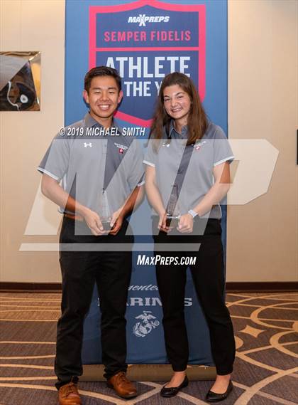 Thumbnail 2 in Marines H.S. Male Athlete of the Year - Andy Lan photogallery.