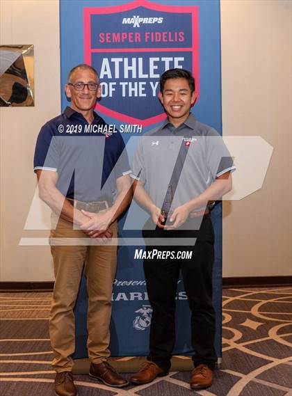 Thumbnail 3 in Marines H.S. Male Athlete of the Year - Andy Lan photogallery.