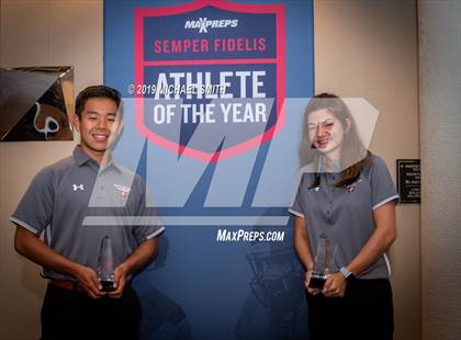 Thumbnail 1 in Marines H.S. Male Athlete of the Year - Andy Lan photogallery.