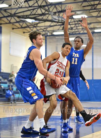 Thumbnail 1 in First Academy vs. St. Andrew's (Berkely Basketball Invitational) photogallery.