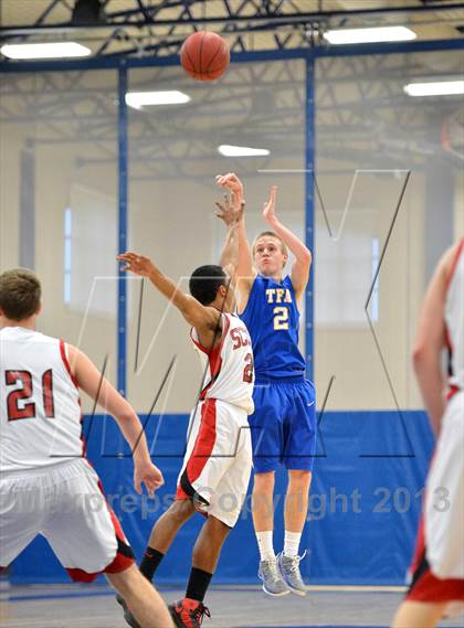 Thumbnail 1 in First Academy vs. St. Andrew's (Berkely Basketball Invitational) photogallery.