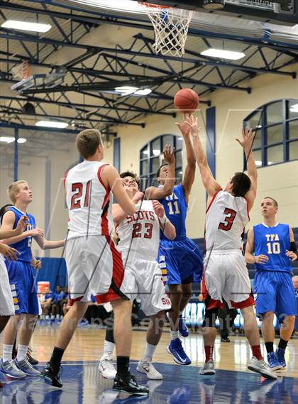 Thumbnail 1 in First Academy vs. St. Andrew's (Berkely Basketball Invitational) photogallery.