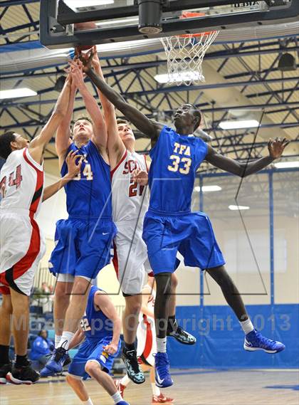 Thumbnail 1 in First Academy vs. St. Andrew's (Berkely Basketball Invitational) photogallery.