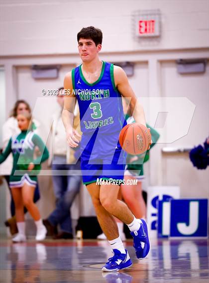 Thumbnail 2 in North Laurel @ South Laurel Boys Basketball photogallery.