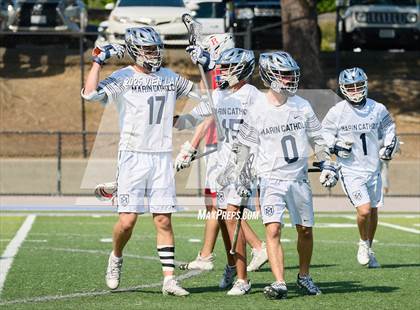 Thumbnail 2 in Marin Catholic vs Redwood (MCAL Championship) photogallery.