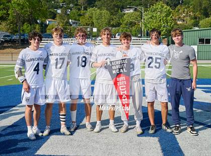 Thumbnail 2 in Marin Catholic vs Redwood (MCAL Championship) photogallery.