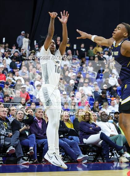 Thumbnail 1 in Plano East vs. Stony Point (UIL 6A Basketball Final) photogallery.