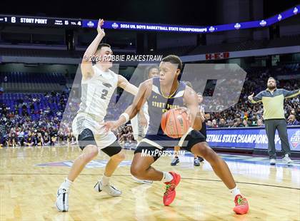 Thumbnail 2 in Plano East vs. Stony Point (UIL 6A Basketball Final) photogallery.