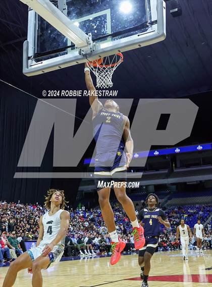 Thumbnail 3 in Plano East vs. Stony Point (UIL 6A Basketball Final) photogallery.